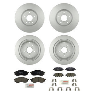 Bosch® - QuietCast™ Premium Front and Rear Brake Kit with Ceramic Pads