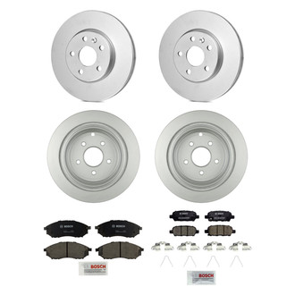 Bosch® - QuietCast™ Premium Front and Rear Brake Kit with Ceramic Pads