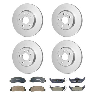Bosch® - QuietCast™ Premium Front and Rear Brake Kit with Organic Pads