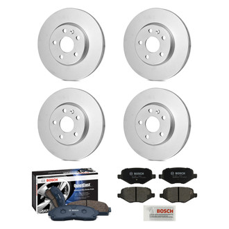 Bosch® - QuietCast™ Premium Front and Rear Brake Kit with Ceramic Pads