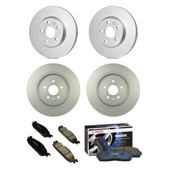 Bosch® - QuietCast™ Premium Front and Rear Brake Kit with Ceramic Pads