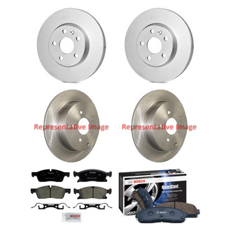 Bosch® - QuietCast™ Premium Brake Kit with Ceramic Pads