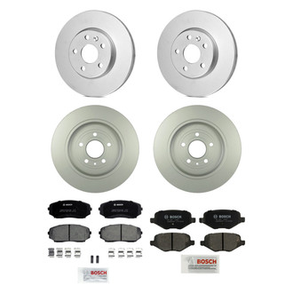 Bosch® - QuietCast™ Premium Front and Rear Brake Kit with Ceramic Pads