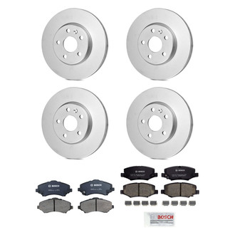 Bosch® - QuietCast™ Premium Front and Rear Brake Kit with Ceramic Pads