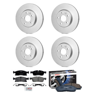 Bosch® - QuietCast™ Premium Front and Rear Brake Kit with Ceramic Pads