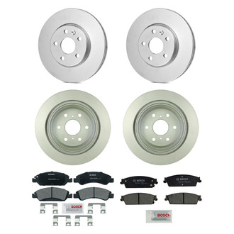 Bosch® - QuietCast™ Premium Front and Rear Brake Kit with Ceramic Pads