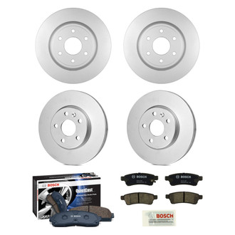 Bosch® - QuietCast™ Premium Front and Rear Brake Kit with Ceramic Pads