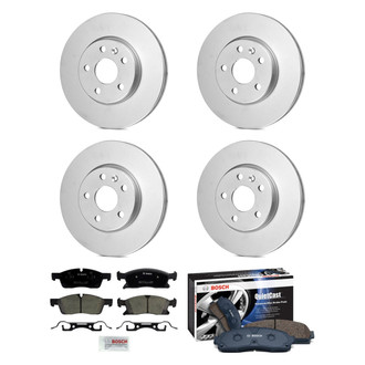 Bosch® - QuietCast™ Premium Front and Rear Brake Kit with Ceramic Pads