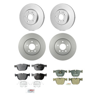 Bosch® - QuietCast™ Premium Front and Rear Brake Kit with Organic Pads