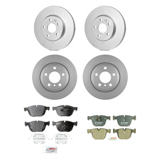 Bosch® - QuietCast™ Premium Front and Rear Brake Kit with Organic Pads