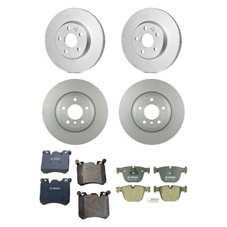 Bosch® - QuietCast™ Premium Front and Rear Brake Kit with Organic Pads