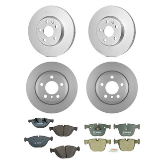 Bosch® - QuietCast™ Premium Front and Rear Brake Kit with Organic Pads