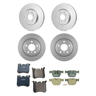 Bosch® - QuietCast™ Premium Front and Rear Brake Kit with Organic Pads