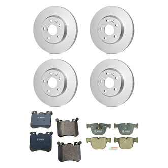 Bosch® - QuietCast™ Premium Front and Rear Brake Kit with Organic Pads