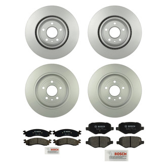 Bosch® - QuietCast™ Premium Front and Rear Brake Kit with Ceramic Pads