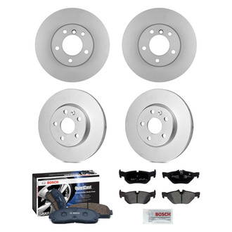 Bosch® - QuietCast™ Premium Front and Rear Brake Kit with Ceramic Pads