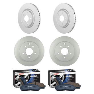 Bosch® - QuietCast™ Premium Front and Rear Brake Kit with Ceramic Pads