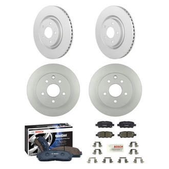 Bosch® - QuietCast™ Premium Front and Rear Brake Kit with Ceramic Pads