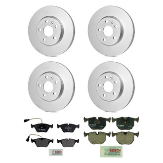 Bosch® - QuietCast™ Premium Front and Rear Brake Kit with Organic Pads