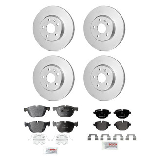 Bosch® - QuietCast™ Premium Front and Rear Brake Kit with Organic Pads