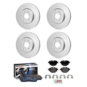 Bosch® - QuietCast™ Premium Front and Rear Brake Kit with Organic Pads