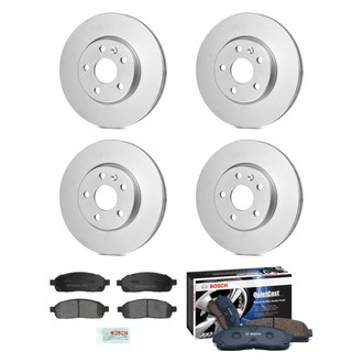 Bosch® - QuietCast™ Premium Front and Rear Brake Kit with Ceramic Pads
