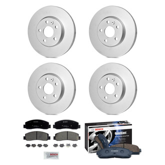 Bosch® - QuietCast™ Premium Front and Rear Brake Kit with Ceramic Pads