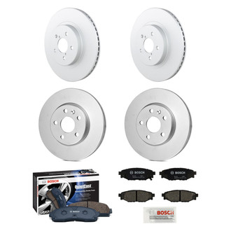 Bosch® - QuietCast™ Premium Front and Rear Brake Kit with Ceramic Pads