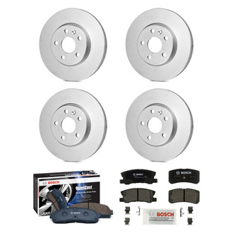 Bosch® - QuietCast™ Premium Front and Rear Brake Kit with Ceramic Pads