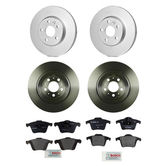 Bosch® - QuietCast™ Premium Front and Rear Brake Kit with Organic Pads