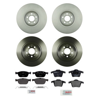 Bosch® - QuietCast™ Premium Front and Rear Brake Kit with Organic Pads