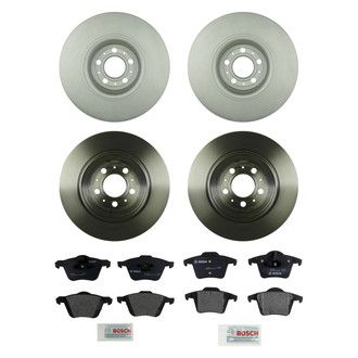 Bosch® - QuietCast™ Premium Front and Rear Brake Kit with Organic Pads