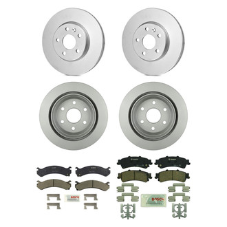 Bosch® - QuietCast™ Premium Front and Rear Brake Kit with Ceramic Pads