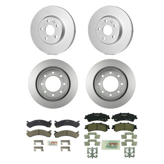 Bosch® - QuietCast™ Premium Front and Rear Brake Kit with Ceramic Pads