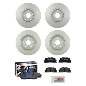 Bosch® - QuietCast™ Premium Front and Rear Brake Kit with Ceramic Pads