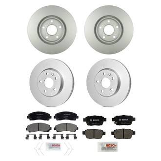 Bosch® - QuietCast™ Premium Front and Rear Brake Kit with Ceramic Pads