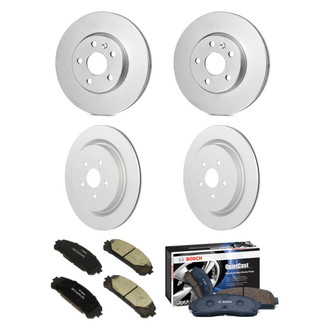 Bosch® - QuietCast™ Premium Front and Rear Brake Kit with Ceramic Pads