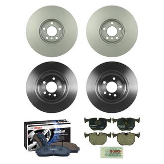 Bosch® - QuietCast™ Premium Front and Rear Brake Kit with Organic Pads