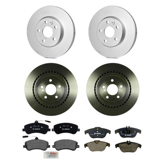 Bosch® - QuietCast™ Premium Front and Rear Brake Kit with Ceramic Pads