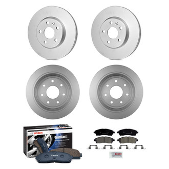 Bosch® - QuietCast™ Premium Front and Rear Brake Kit with Ceramic Pads