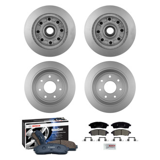 Bosch® - QuietCast™ Premium Front and Rear Brake Kit with Ceramic Pads