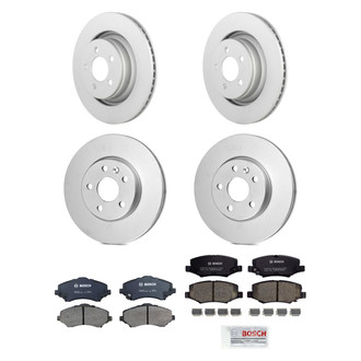 Bosch® - QuietCast™ Premium Front and Rear Brake Kit with Ceramic Pads