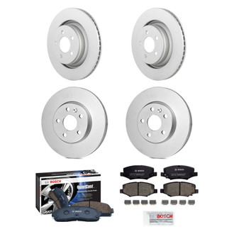 Bosch® - QuietCast™ Premium Front and Rear Brake Kit with Ceramic Pads