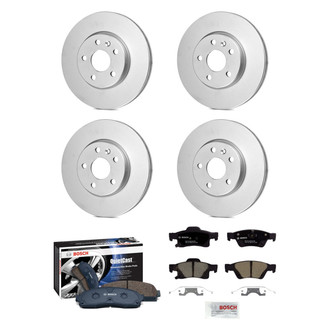 Bosch® - QuietCast™ Premium Front and Rear Brake Kit with Ceramic Pads
