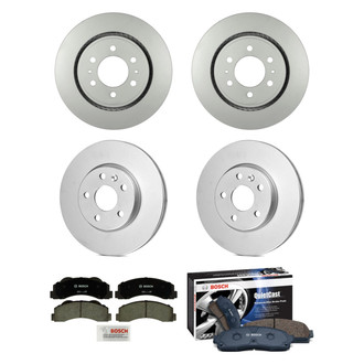Bosch® - QuietCast™ Premium Front and Rear Brake Kit with Ceramic Pads