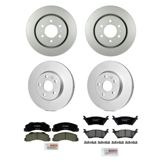 Bosch® - QuietCast™ Premium Front and Rear Brake Kit with Ceramic Pads