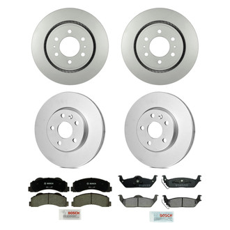 Bosch® - QuietCast™ Premium Front and Rear Brake Kit with Ceramic Pads