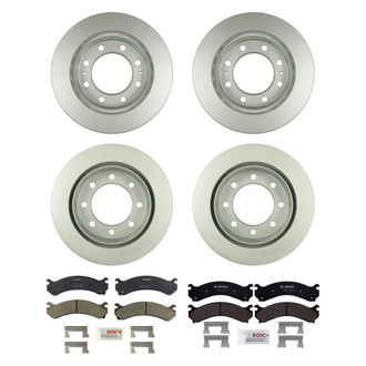 Bosch® - QuietCast™ Premium Front and Rear Brake Kit with Ceramic Pads