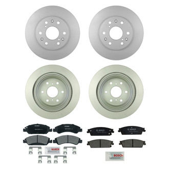 Bosch® - QuietCast™ Premium Front and Rear Brake Kit with Ceramic Pads