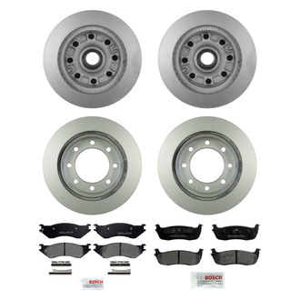 Bosch® - QuietCast™ Premium Front and Rear Brake Kit with Ceramic Pads